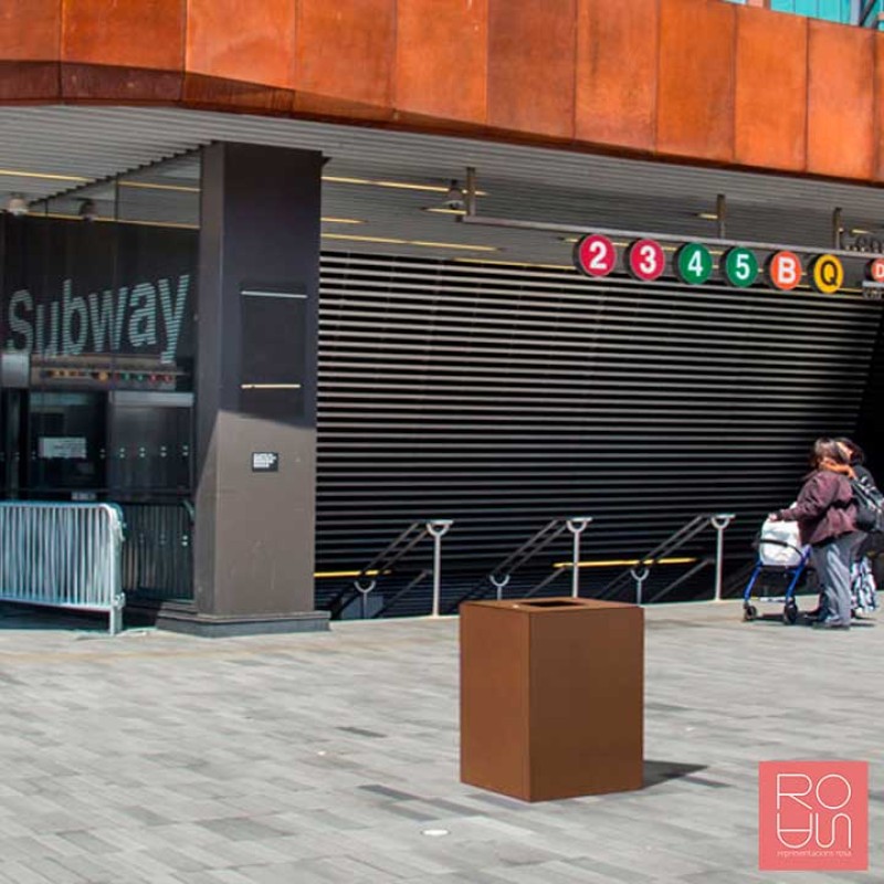 Paperera metàl·lica València 